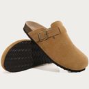 Summer Mule Sandals Suede Womens Girls Clogs Birkenstock Shoes
