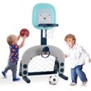 3-In-1 Activity Centre Basketball Hoops Sports Adjustable Play Game In/Outdoor