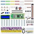 Raspberry Pi Pico W Starter Kit with 40 Projects Without Online Tutorials, MicroPython C Piper Make Code, One-Stop Learning Electronics and Programming for Raspberry Pi iduino Beginners & Experts