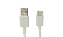iTechCover Câble de chargement USB compatible avec ELGATO Game Capture HD60 S/(1 m) – Blanc