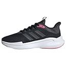 adidas Alphaedge + Shoes, Zapatillas Mujer, Core Black Grey Six Pink Fusion, 39 1/3 EU