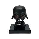 RVM Toys Darth Vader Bobble Head for Car Dashboard with Mobile Holder Action Figure Toys Collectible Bobblehead Showpiece for Office Desk Table Top Toy for Kids and Adults Multicolor