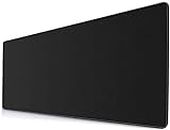 YEBMoo Gaming Mouse Pad XXL Extended Desk Pad & Thick Large (800x300x3 mm) Computer Keyboard Mousepad Mouse Mat (80x30 Black)