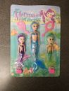 3 pezzi bambole principessa sirena giocattoli accessori ragazze bambini bagno / piscina 