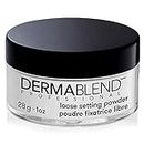 Dermablend Professional Loose Setting Powder - Sets Face & Body Makeup for Up to 16 Hours - Blends Smoothly, Absorbs Excess Oil - For All Skin Types, Tones, Conditions - Original - 28g