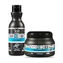 Style Aromatherapy Professional Keratin after Straightening and Smoothening Shampoo and Hair Mask Combo | SLS/SLES Free, Salt Free, Paraben Free | 400 ml + 200 ml