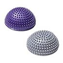 ABTRIX WITH AB Hedgehog Balance Pods, Pimples Pilates Ball, Half Spiky Fitness Domes for Kids Adults Sports, Foot Massage, Stability Training, Muscle Balancing Therapy, Yoga Gymnastics Exercise