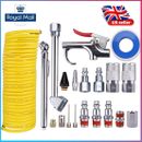 20 Piece Air Compressor Kit Air Line Accessories Spray Gun Tools Air Hose UK HOT