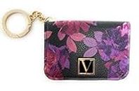 Victoria's Secret Foldable Card Case Keychain, Midnight Autumn Floral