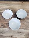 Pier 1 Imports Small White Snack | Sauce Bowls | 4 1/2 X 1 3/4 | Set of 3