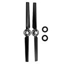 UJEAVETTE® Quadcopter Propeller Self-Tight for Yuneec Q500 Q500M 4K Typhoon Drone Black