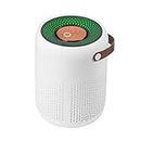 Air Purifier, Desktop Portable Purifier, 99.99% Air Clean, 3-in-1 H13 True HEPA Filter, 4 Purify Modes, Air Condition Detect, Night Light, Low Noise, Filter Replace, Up to 216 sq.ft(20m²), Type-C Plug