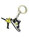 Happier You Air Jordan Sneakers Keychain | Shoes Keychain | Metal Sneakers Keychain | AJ 1 Retro High Black White
