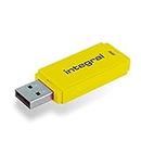 Integral Neon Yellow Chiavetta USB 32 Giga - Flash Drive USB 3.0 SuperSpeed - Pennetta USB veloce