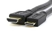 1 meter Long Mini HDMI to Standard HDMI Video Cable for - Canon PowerShot ELPH 530 HS - Digital Camera