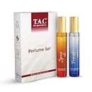 T.A.C Elemental Luxury Eau De Parfum Gift Set 2x15 ml, for Men & Women | Spicy Truth, Forbidden Romance| Floral & Fruity Long Lasting Perfume| Paraben, Alcohol Free | For All Skin Types