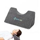 StrongTek Dual-Curve Foam Cervical Pillow, Restorative Neck Traction Wedge with Washable Cover, Ideal for Neck Stretch, Relaxation & Posture, Perfect for Neck Relief & Correction