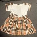 Burberry Dresses | Baby Burberry Dress | Color: Tan/White | Size: 12mb