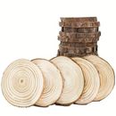 1 Set Of 10 Wooden Pieces, That Have Undergone Secondary Processing, Used For Coasters, Wedding Decorations, Christmas Ornaments, Hand-painted Thanksgiving Gift Boards, Not Made From Wood.