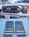 Fits 2021-2023 Ford F-150 XL/XLT Main Chrome Grille insert Trim