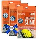 LAZI (Pack of 3) Multipurpose Car Ac Vent Dashboard Interior Dust Dirt Cleaner Sticky Jelly Putty Kit for Vehicle Interior Keyboard PC Laptop Electronic Gadgets appliances Reusable Cleaning Gel