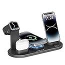 Wireless Charging Stand 4 in 1 Docking Charging Station Compatible for All Smartphones & All Wireless Devices,Compatible for iPhoneX/XR/XS/14,13,12,11/iwatch/Airdops Pro/3/2