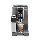 De'Longhi ECAM37095TI Dinamica Plus Connected with LatteCrema System, Fully Automatic Coffee Machine, Colored Touch Display,Titanium