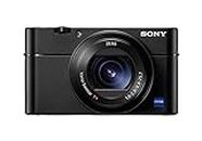 Sony RX100 V Fotocamera Digitale Compatta, Sensore da 1.0'', Ottica 24-70 mm F1.8-2.8 Zeiss, Video 4K HDR e Schermo LCD Regolabile