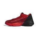adidas Unisex-Adult D.o.n. Issue 4 Basketball Shoe, Vivid Red/Black/Team Victory Red, 15 Women/8 Men