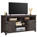 Farmhouse Rustic TV Stand Entertainment Center for Up to 65" TV Media Console