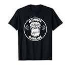 Monkey Garage Gas Station Screwed Up Ape Head T-Shirt