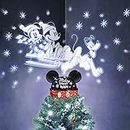 The Bradford Exchange Disney Mickey Mouse Décoration de sapin avec lumières rotatives