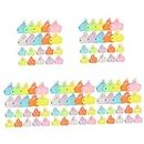 SEWACC 100 pcs Decoration Accessories Bunny Diy Resin Hairpins Bracelet Cartoon Keychain Beads Adorable Shape Ornaments Clip Phone Shell Hairpin Cell Small Earring Making Charm Hair