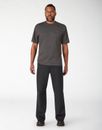 Genuine Dickies Mens Relaxed Fit Straight Leg Flat Front Flex Pant