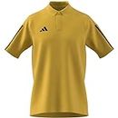 Adidas Hombre Polo Shirt (Short Sleeve) Tiro23 C Co Po, Bold Gold/Impact Yellow, HZ0127, M