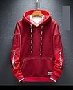 New Hip Hop Hoodies Mens Hoody Clothes Warm Autumn Hoodie Fashion Streetwear Hoodies For Men Black Yellow Plus Size L Red