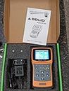 Solid SF - 720 Digital Satellite Finder DB Meter Tester with Spectrum Function + USB Port + LCD Backlight Display + Compass + 4 Led + Buzzer + Power Supply Satellite Signal Strength Quality Meter