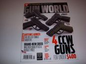 Revista GUN WORLD, marzo de 2017, TAURUS PT709S, RUGER LC9S, KEL-TEC PF-9!
