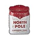 RAZ Imports 2022 Destination Christmas 15.5" North Pole Express Embossed Mailbox