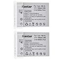 Kastar 2 Pack Compatible NB-5L Battery for Canon Powershot SX-Series SX200 IS / SX210 IS / SX220 HS / SX230 HS, IXUS-Series IXUS 800 IS, PowerShot SD-Series ELPH SD700 IS, PowerShot S100 Cameras