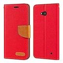 Nokia Lumia 640 Case, Oxford Leather Wallet Case with Soft TPU Back Cover Magnet Flip Case for Microsoft Lumia 640 LTE