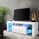 For 65"inch TV Modern TV Stand LED Entertainment Unit Console Media Gaming Table