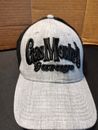 GAS MONKEY GARAGE BLACK/GRAY L/XL FITTED FLEX HAT