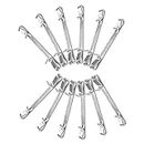 Yheonver Early 2Inch Double Loop Tool Box Drawer Slide Clips Snap On Tool Box Accessories Spare Parts (12PCS)