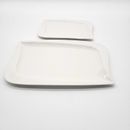 Mäser Serie La Musica Plattenset rechteckig 2-teilig Porzellan weiß Serveware (2