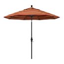 California Umbrella 9' Market Sunbrella Umbrella Metal in Orange/Yellow | 102.625 H in | Wayfair GSCU908170-56095