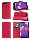 Nokia Lumia 1020 Case Leather Wallet Cover [Card Slots] [Shockproof] [Magnetic Closure] Flip Wallet Cover Case for Nokia Lumia 1020 / RM-875 / RM-877 [Hot Pink]
