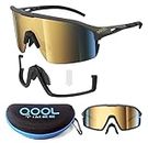 QoolTimes Polarized Cycling Sunglasses for Men and Women, Volleyball Running Golfing MTB and Outdoor sports
