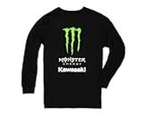 Kawasaki Monster Energy Team Long Sleeve Shirt Black Large