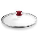 Cuisinel Glass Lid - 12"-inch/30.48-cm/308mm - Compatible with Lodge - Fully Assembled Tempered Replacement Cover - Oven Safe for Skillet Pots Pans: Universal for all Cookware: Cast Iron, Stainless,